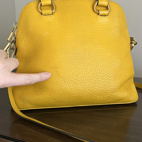 Prada Used good condition yellow bag - Picture 6 of 12